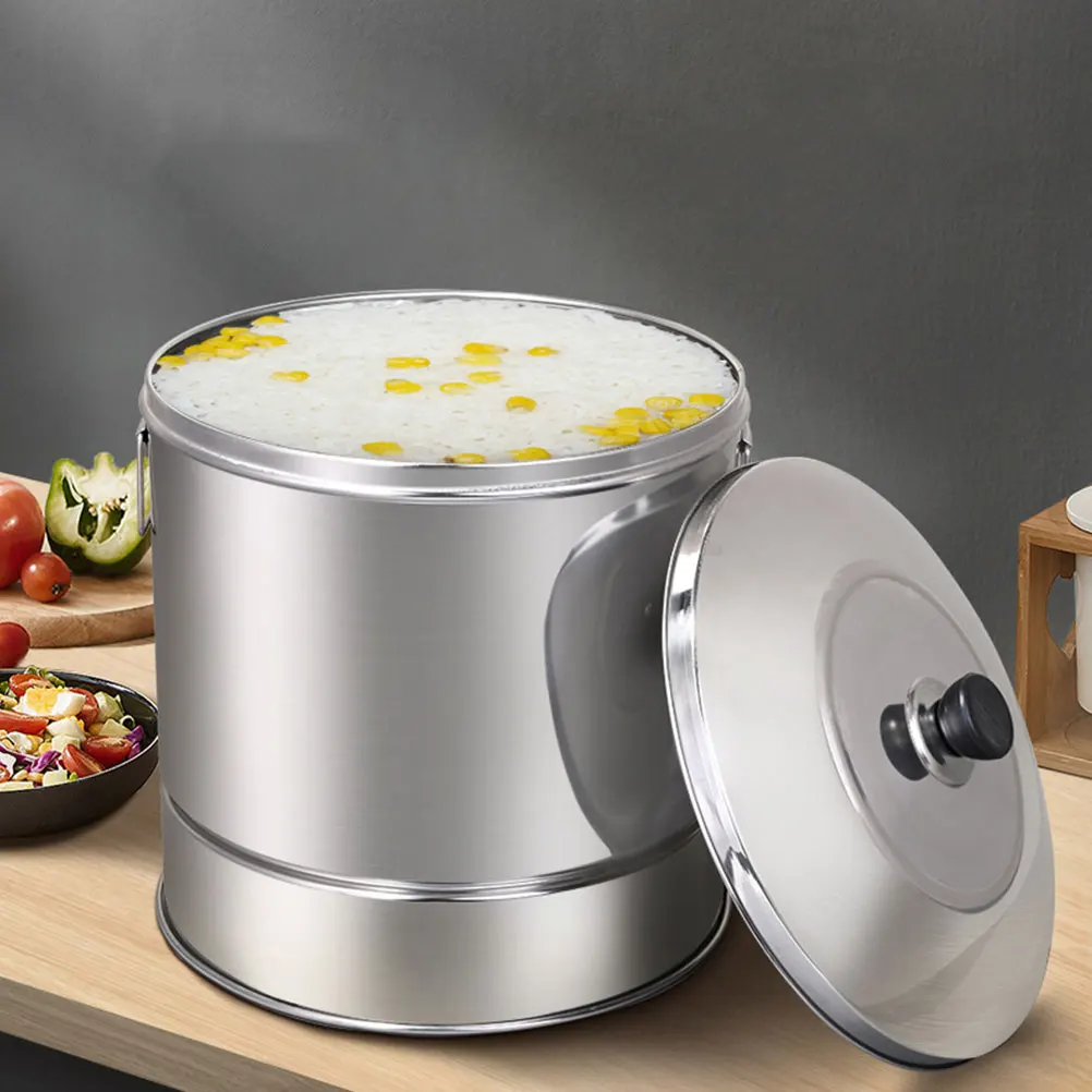 Stainless Steel Rice Steamer Bucket Sushi Container Cookware Barrel Steamer Pot Smooth Surface Design
Stainless Steel Rice Steamer Bucket Sushi Container Cookware Barrel Steamer Pot Smooth Surface Design