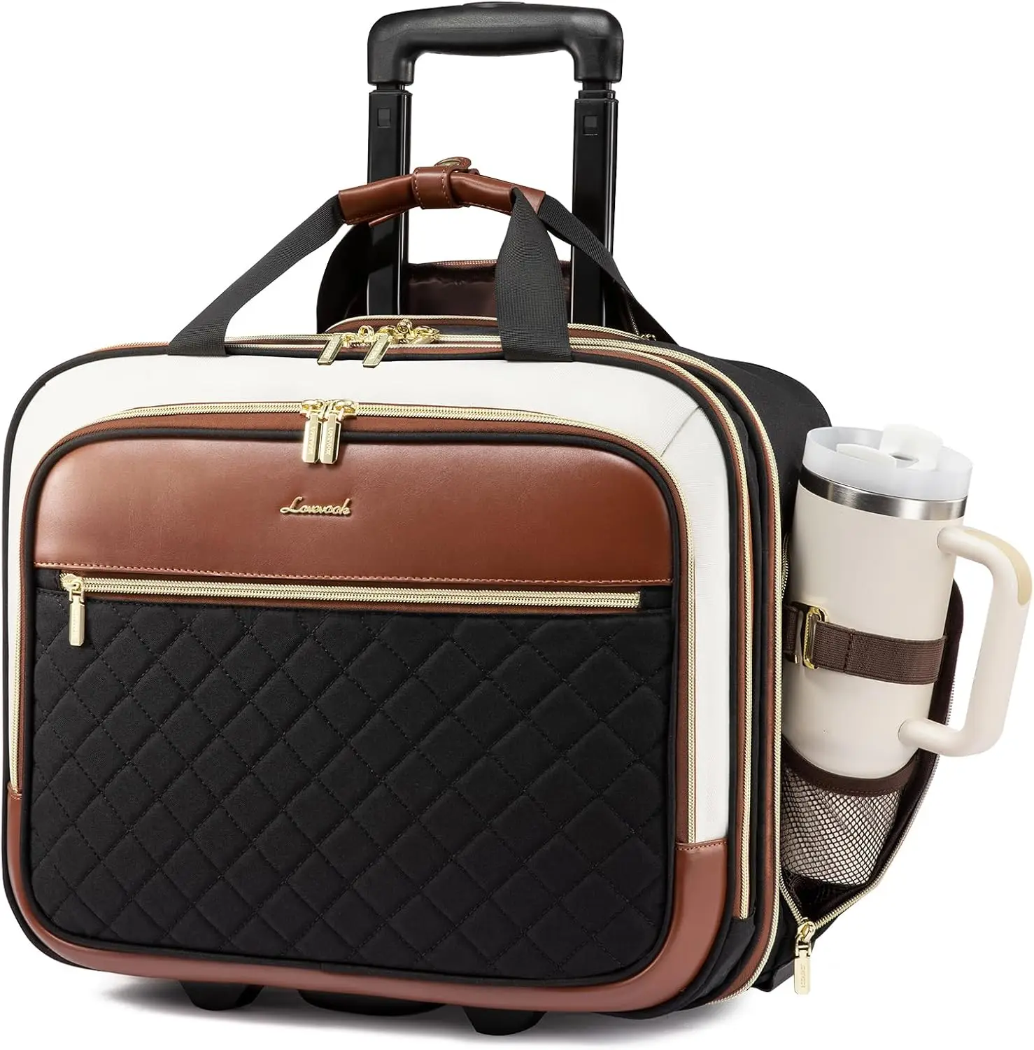 Rolling Laptop Bag 17.3 Inch Wheeled Briefcase Carry On Underseat Luggage for Work Travel
Rolling Laptop Bag 17.3 Inch Wheeled Briefcase Carry On Underseat Luggage for Work Travel