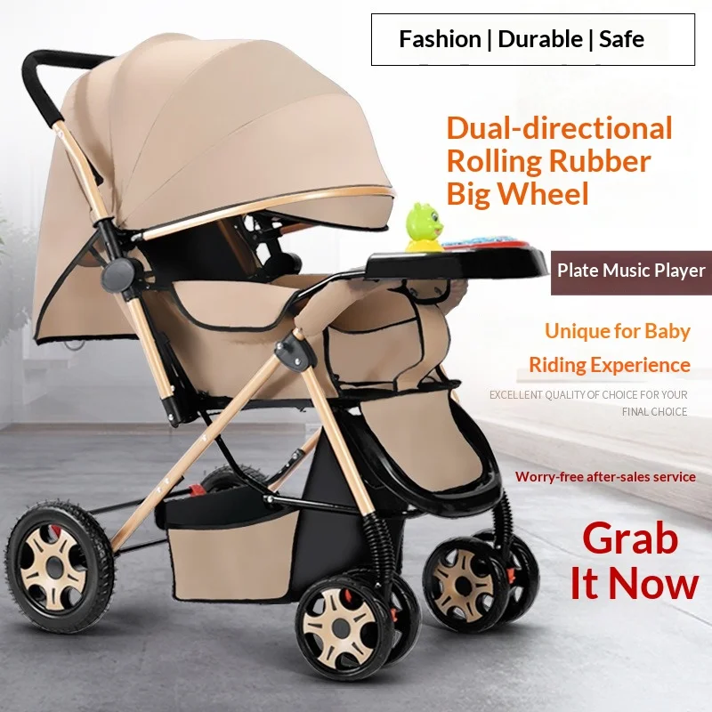 Baby Stroller Reversible Foldable Lightweight High Seat Newborn Infant Toddler 0 36 Months One Hand Fold Portable Travel Baby
Baby Stroller Reversible Foldable Lightweight High Seat Newborn Infant Toddler 0 36 Months One Hand Fold Portable Travel Baby