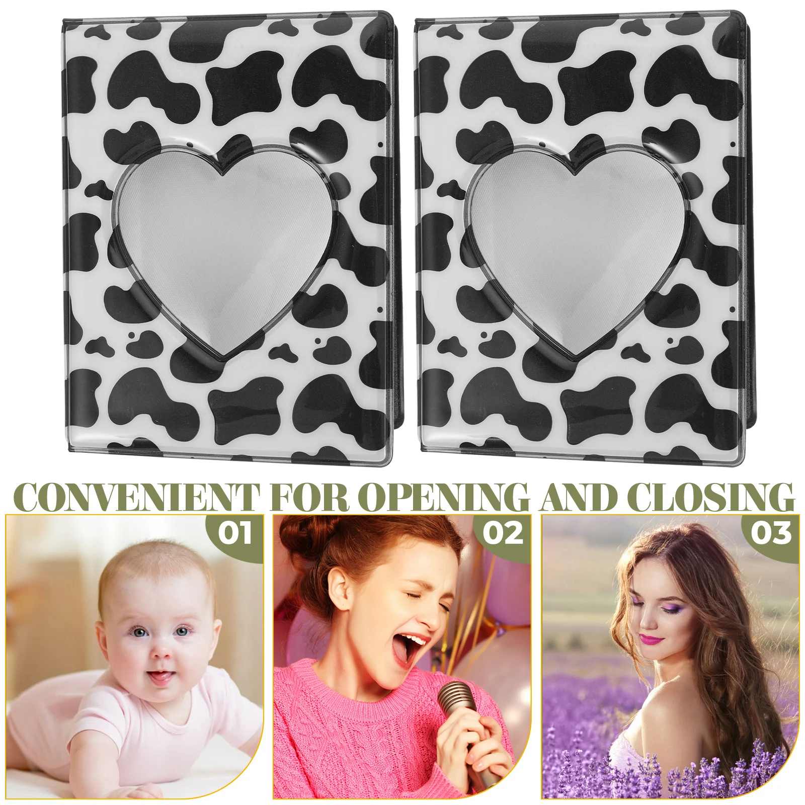 2 Pcs 3 Inch Hollow Heart Family Photo Album Wedding Birthday Family Scrapbook Photo Album Collection Preservation
2 Pcs 3 Inch Hollow Heart Family Photo Album Wedding Birthday Family Scrapbook Photo Album Collection Preservation