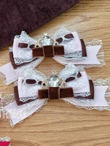 Оригинальная серия Mine: Массово производимые заколки Lizlisa в стиле Sweet Cool Lolita, субкультурные, с цветными вставками, милые банты, аксессуары для волос
Оригинальная серия Mine: Массово производимые заколки Lizlisa в стиле Sweet Cool Lolita, субкультурные, с цветными вставками, милые банты, аксессуары для волос