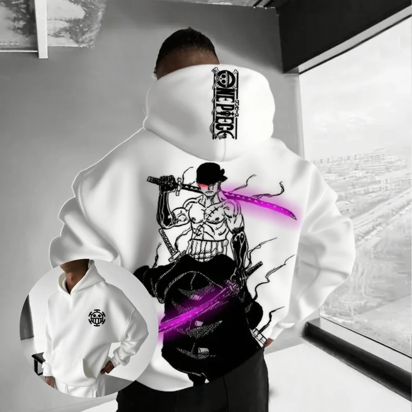 Аниме Мужская толстовка с капюшоном Цельный Зоро Весна Осень Хлопок Уличная одежда Повседневная толстовка с графическим принтом Косплей Топы с длинными рукавами
Аниме Мужская толстовка с капюшоном Цельный Зоро Весна Осень Хлопок Уличная одежда Повседневная толстовка с графическим принтом Косплей Топы с длинными рукавами