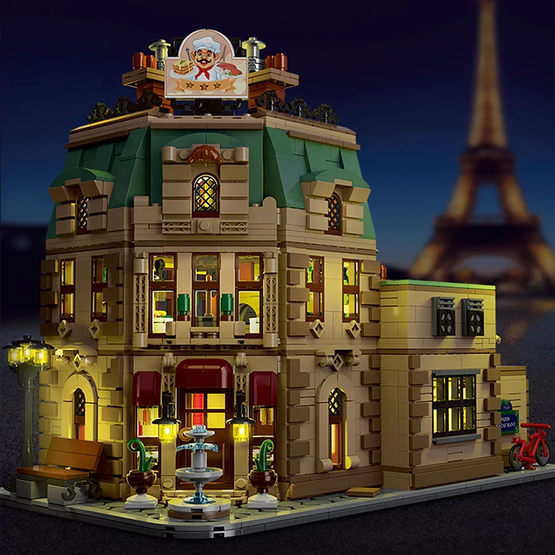 Parisian Restaurant House Buildings Sets, City Apartment Store Architecture Modular Buildings Blocks Model Kit,Kid Gift 3104PCS
Parisian Restaurant House Buildings Sets, City Apartment Store Architecture Modular Buildings Blocks Model Kit,Kid Gift 3104PCS