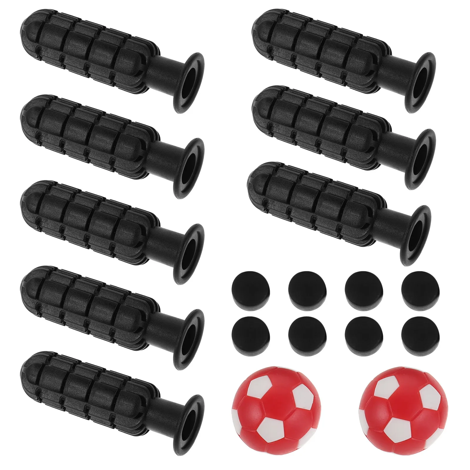 1Set Plastic Foosball Handle Replacement Set Sturdy Table Soccer Rod End Caps Mini Soccer Balls for Table Football
1Set Plastic Foosball Handle Replacement Set Sturdy Table Soccer Rod End Caps Mini Soccer Balls for Table Football