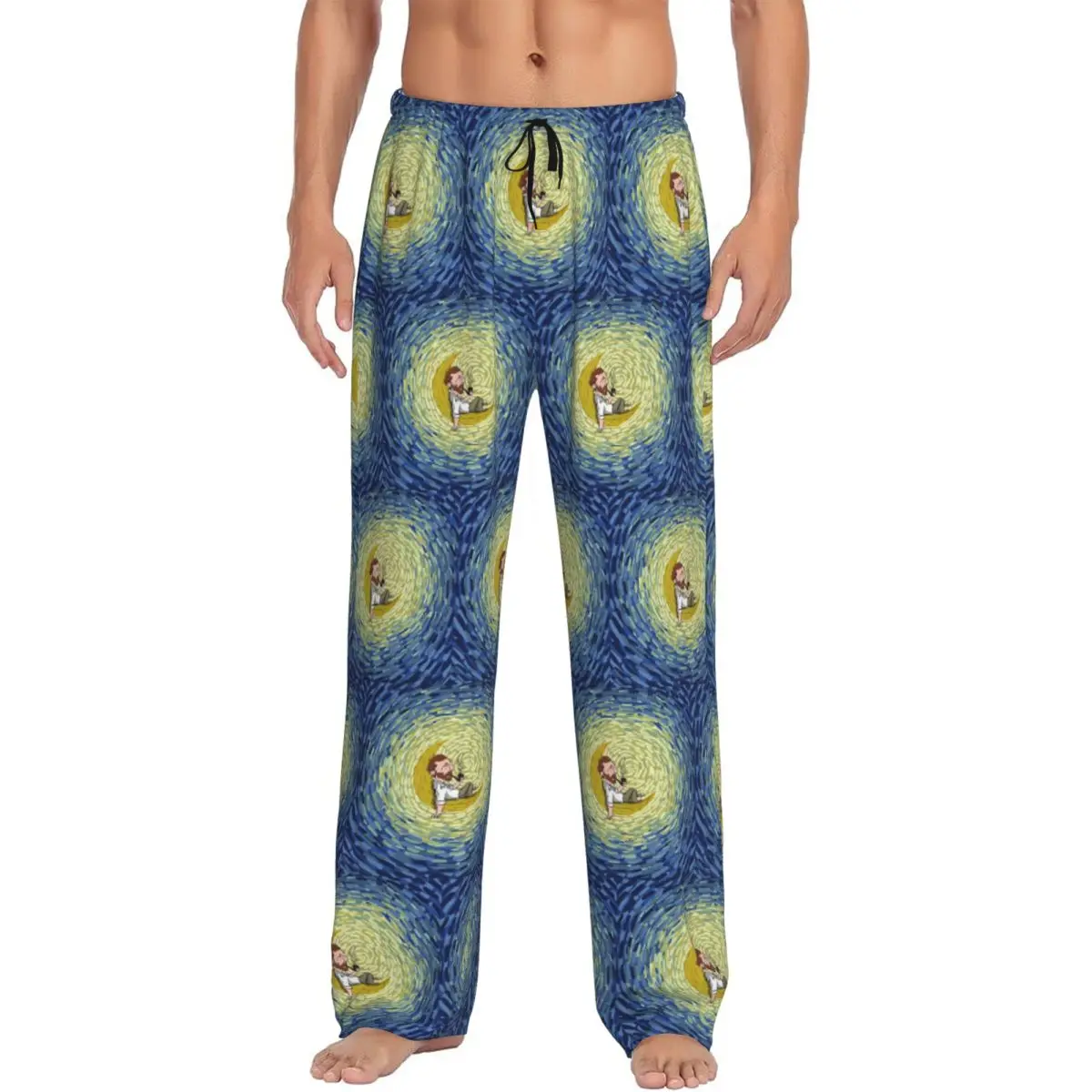 Custom Vincent Van Gogh Pajama Pants for Men Impressionist Painter Lounge Sleep Stretch Sleepwear Bottoms with Pockets
Custom Vincent Van Gogh Pajama Pants for Men Impressionist Painter Lounge Sleep Stretch Sleepwear Bottoms with Pockets