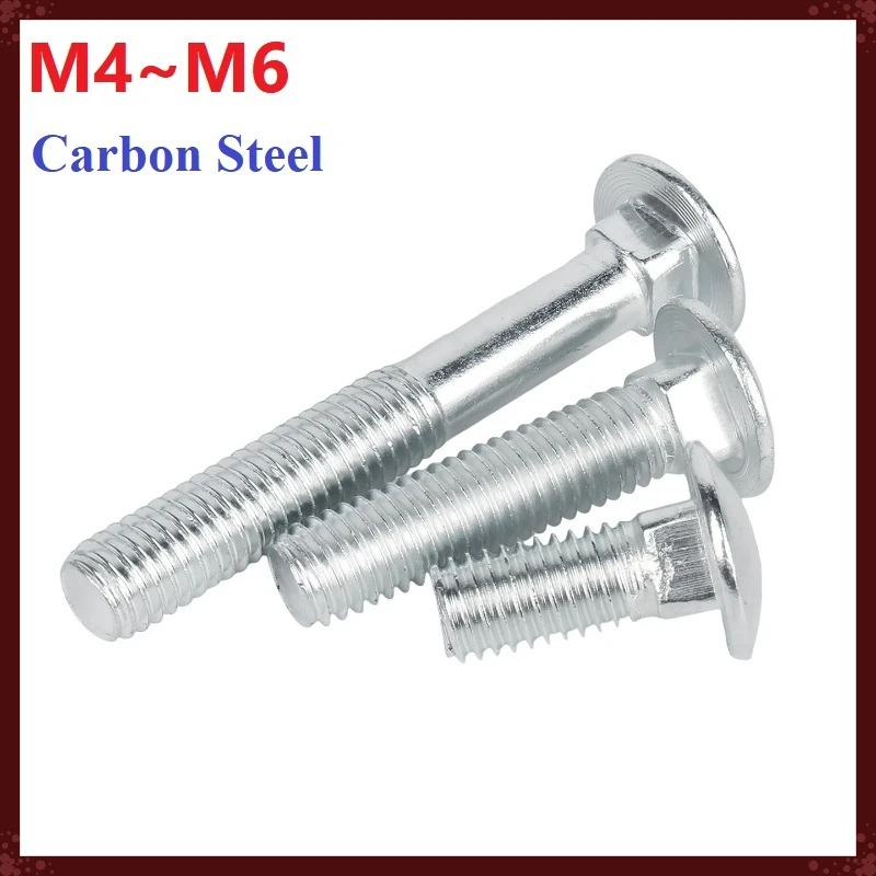 Guangluo M4 M5 M6 Carbon Steel Galvanized Bolts Round Head Square Neck Screws Shelf Machine Bolts Fastening
Guangluo M4 M5 M6 Carbon Steel Galvanized Bolts Round Head Square Neck Screws Shelf Machine Bolts Fastening