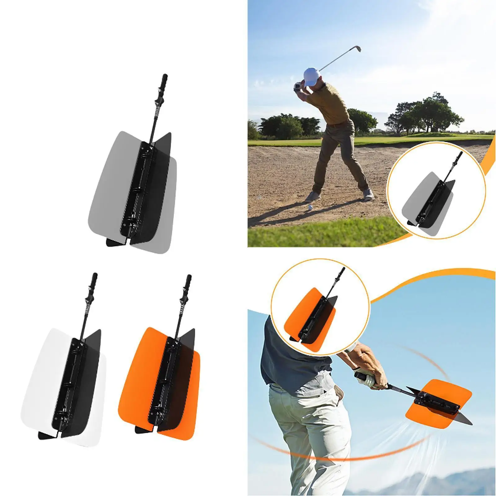 Инструмент для тренировок с мощным сопротивлением для гольфа, аксессуары для улучшения навыков, разминка, помощник для тренировок в гольф, вентилятор для игроков в гольф, сила
Инструмент для тренировок с мощным сопротивлением для гольфа, аксессуары для улучшения навыков, разминка, помощник для тренировок в гольф, вентилятор для игроков в гольф, сила