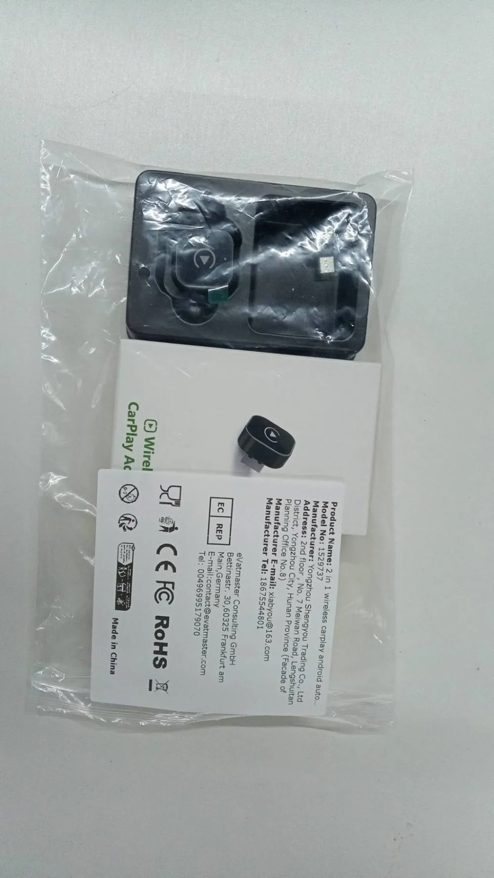 2 in 1 Wireless CarPlay Android Auto Adapter Carplay AI Box Convert Wired To Wireless Wireless CarPlay Adapter for Factory Wired
2 in 1 Wireless CarPlay Android Auto Adapter Carplay AI Box Convert Wired To Wireless Wireless CarPlay Adapter for Factory Wired