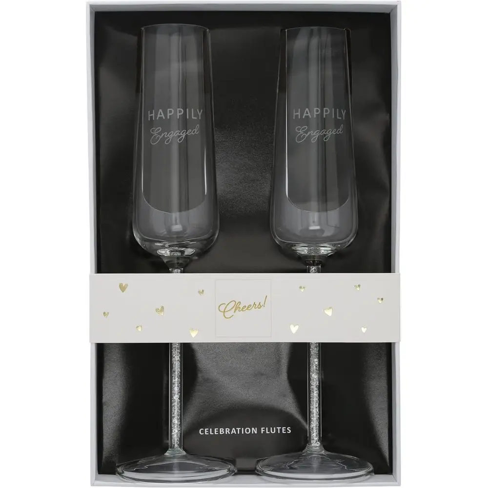 Happily Engaged Set O 2 7 Oz Stemmed Champagne Lute Drinkware Glasses Wedding Engagement Party
Happily Engaged Set O 2 7 Oz Stemmed Champagne Lute Drinkware Glasses Wedding Engagement Party