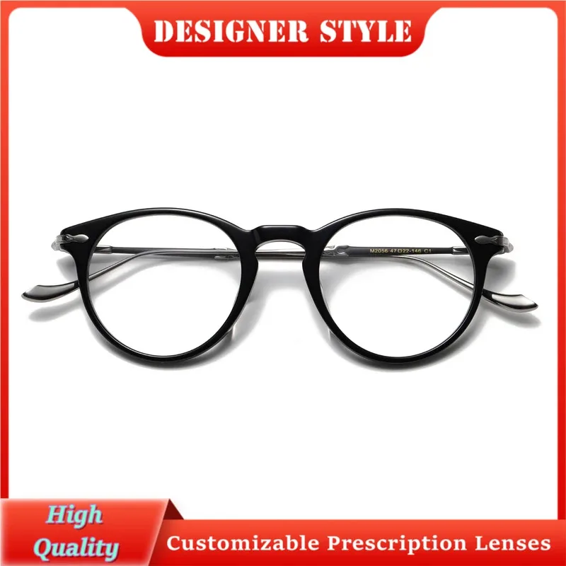 Global Trade 9999 Same Style M2056 Japanese Designer Titanium Acetate Glasses Frame Men Women Trend Retro Round Vintage Eyewear
Global Trade 9999 Same Style M2056 Japanese Designer Titanium Acetate Glasses Frame Men Women Trend Retro Round Vintage Eyewear
