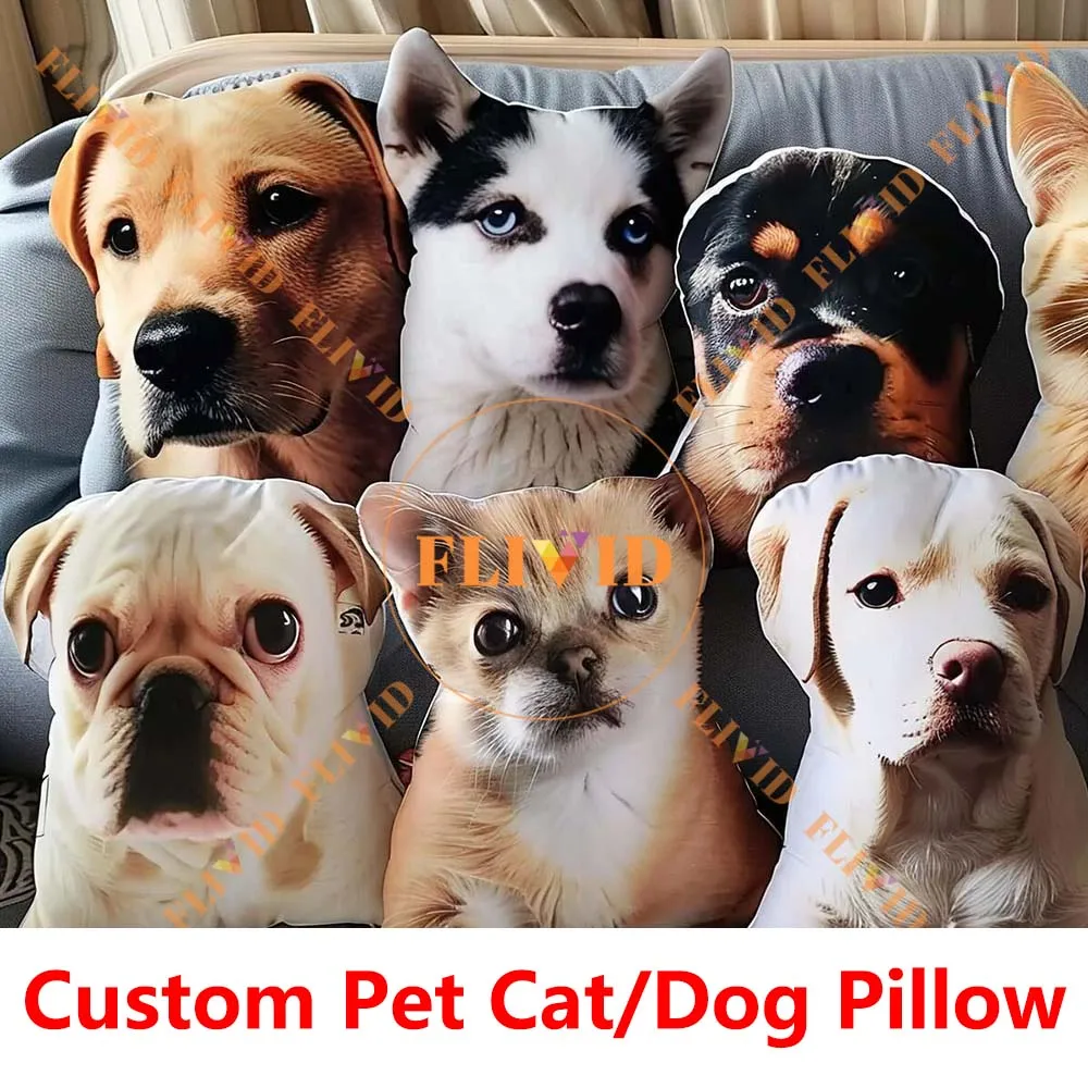 Personalized Creative Gift Sofa Throw Pillow Customized 3D Pet Cat Animals Pillow Custom Dog Pillow Animal Memorial Cushion
Personalized Creative Gift Sofa Throw Pillow Customized 3D Pet Cat Animals Pillow Custom Dog Pillow Animal Memorial Cushion