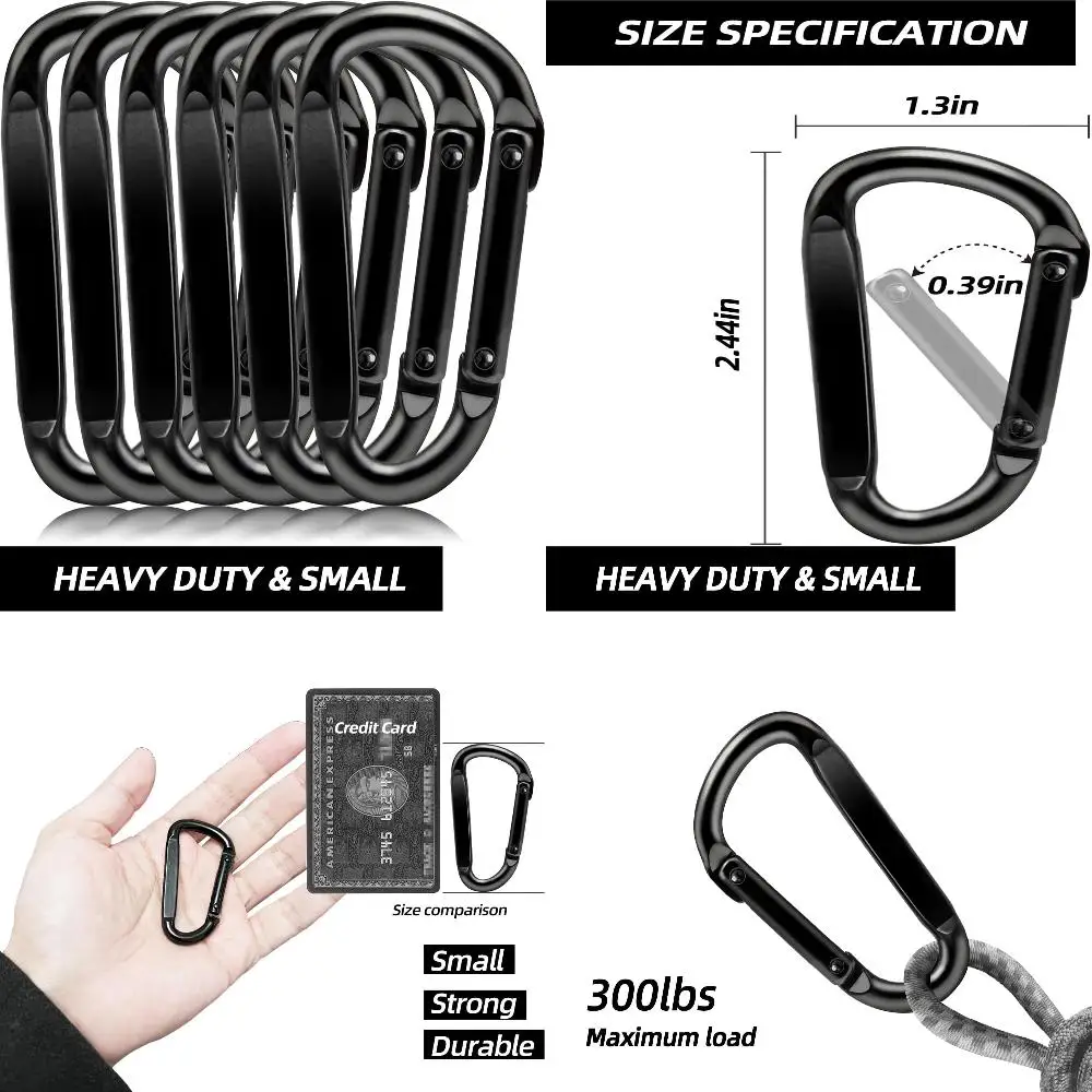 or Activities - Convenient and Practical Tools for Everyday Use - Multipurpose and Dependable Carabiner Clips for All Your Needs
or Activities - Convenient and Practical Tools for Everyday Use - Multipurpose and Dependable Carabiner Clips for All Your Needs