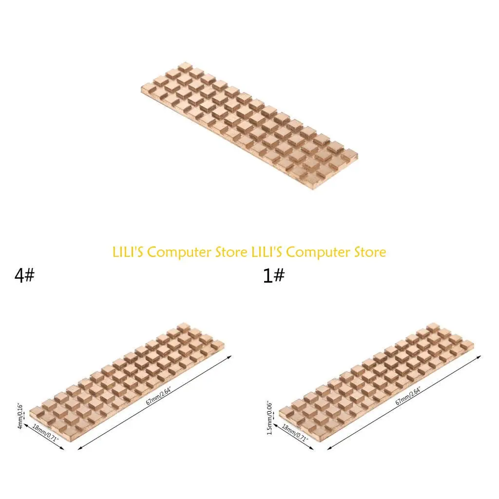 A52B Copper for M.2 NGFF Heatsink for Cooling for M.2 NVME 2280 SSD Radiator for Enterprise-Class Server or PC
A52B Copper for M.2 NGFF Heatsink for Cooling for M.2 NVME 2280 SSD Radiator for Enterprise-Class Server or PC