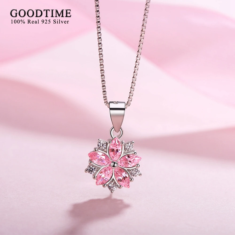 Trendy Blossoms Cherry Flower Necklace Pure 100% 925 Sterling Silver Necklaces For Women Genuine Jewelry Pendants Gift
Trendy Blossoms Cherry Flower Necklace Pure 100% 925 Sterling Silver Necklaces For Women Genuine Jewelry Pendants Gift