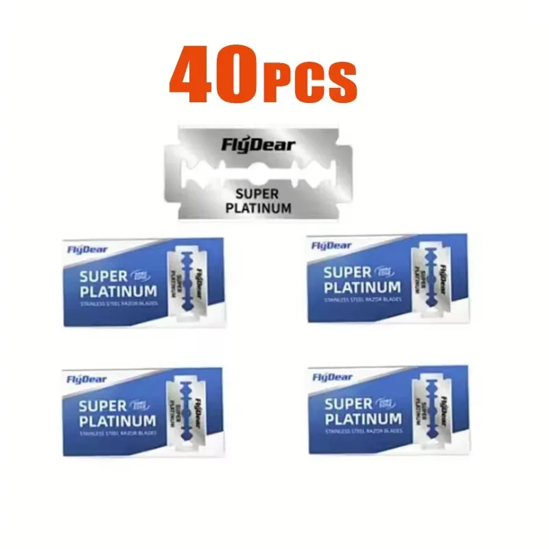 Old-Fashioned Manual Double-Sided Razor Blade 100Pcs Stainless Steel Razor Blade Hairdressing Barber Shop Tools for shaving
Old-Fashioned Manual Double-Sided Razor Blade 100Pcs Stainless Steel Razor Blade Hairdressing Barber Shop Tools for shaving