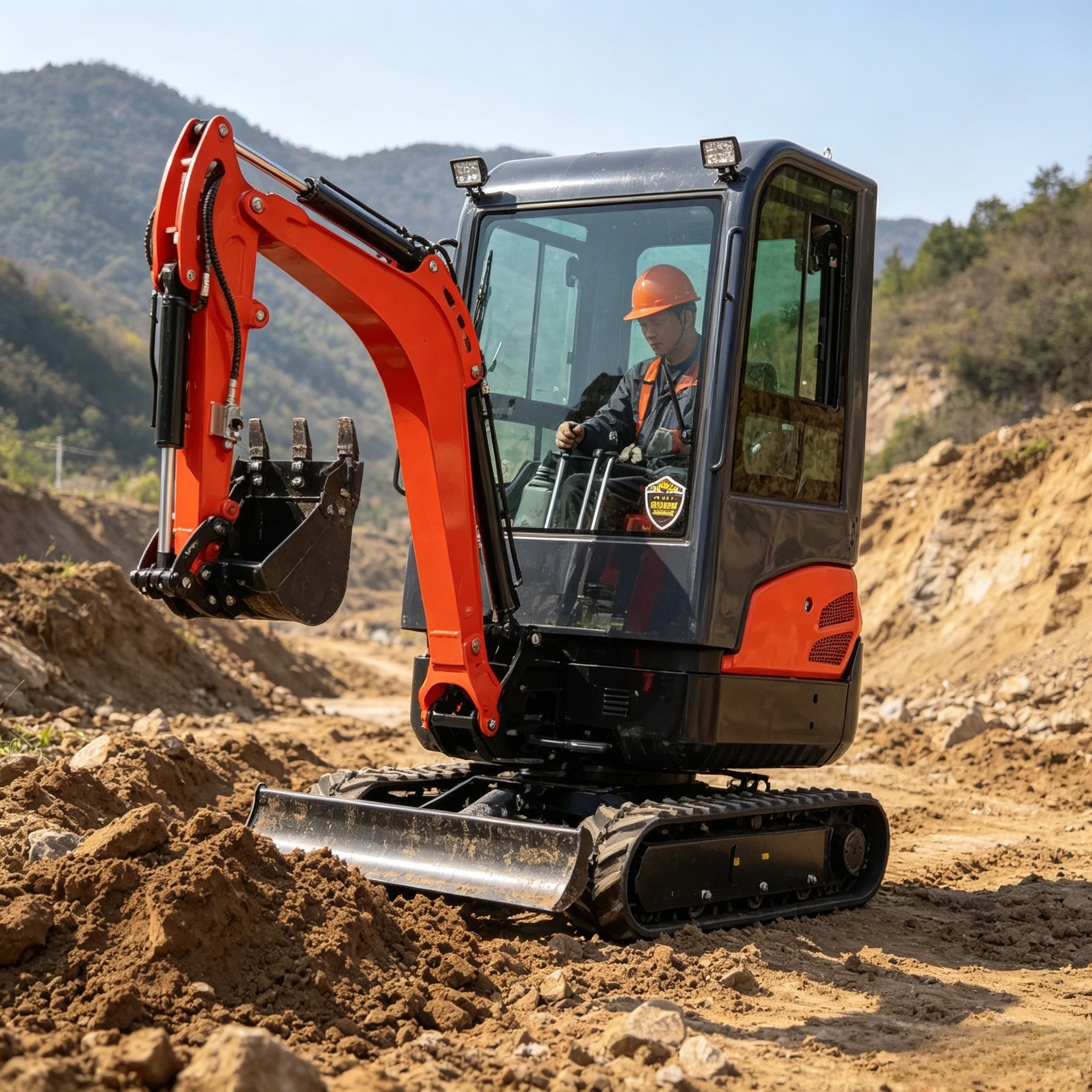 YG Mini Hydraulic Excavator 1t/1.5t/2t/3.5t Compact Small Excavator Digger Mini Excavator Back Hoe Loader Bobcat Customized
YG Mini Hydraulic Excavator 1t/1.5t/2t/3.5t Compact Small Excavator Digger Mini Excavator Back Hoe Loader Bobcat Customized