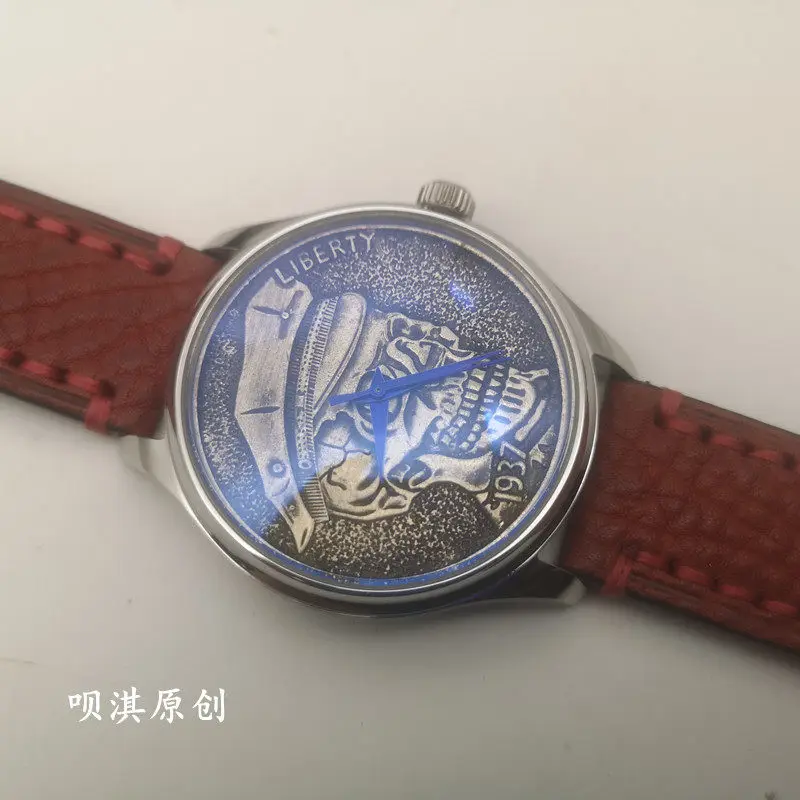 Skull original stray coin automatic mechanical watch handmade original relief pirate theme personalized Internet celebrity watch
Skull original stray coin automatic mechanical watch handmade original relief pirate theme personalized Internet celebrity watch
