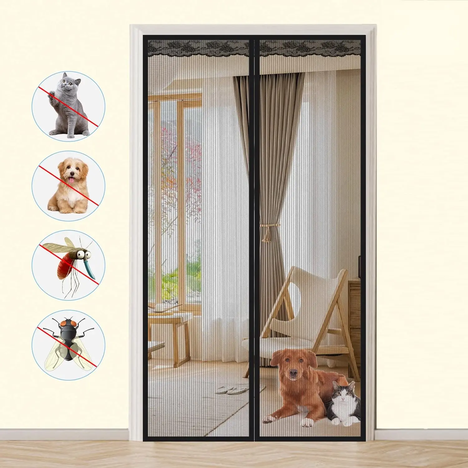 Punch-free Magnet Fly Screen Door Insect Screen Magnetic Curtain Fly Curtain Stronger Magnets For Balcony Living Room Door
Punch-free Magnet Fly Screen Door Insect Screen Magnetic Curtain Fly Curtain Stronger Magnets For Balcony Living Room Door