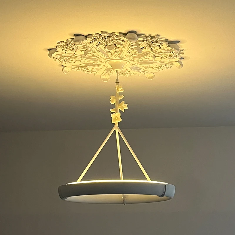 French Minimalist Resin White Flower Pendant Lights Ring-shaped Hanging Lamps Living Room Bedroom Restaurant Kitchen Chandelier
French Minimalist Resin White Flower Pendant Lights Ring-shaped Hanging Lamps Living Room Bedroom Restaurant Kitchen Chandelier