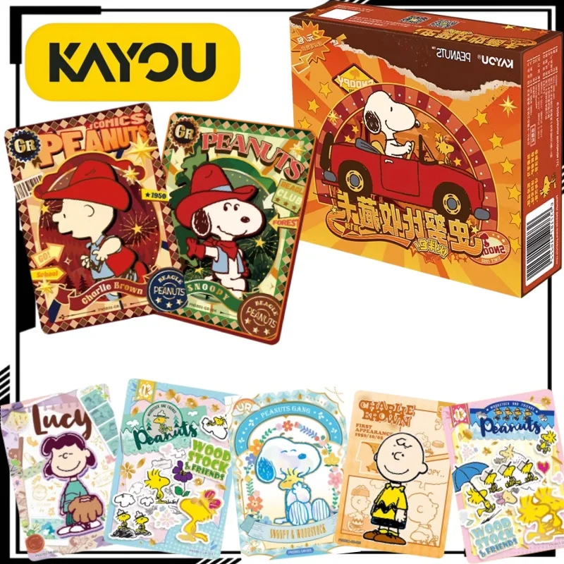 KAYOU Official Snoopy Partner Pack Series 1 Collectible Cards Cartoon Snoopy Cards GR AR LR Anime Merchandise Holiday Gift
KAYOU Official Snoopy Partner Pack Series 1 Collectible Cards Cartoon Snoopy Cards GR AR LR Anime Merchandise Holiday Gift