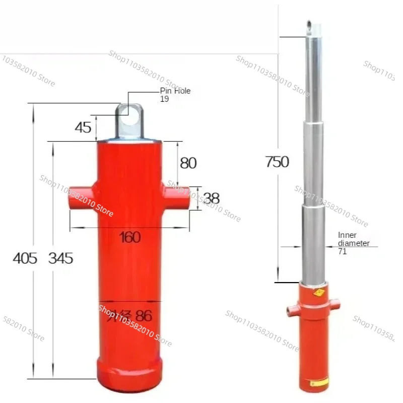 Telescopic Hydraulic Cylinder, Heavy-Duty Multi-Stage Lift Cylinder for Dump Trucks
Telescopic Hydraulic Cylinder, Heavy-Duty Multi-Stage Lift Cylinder for Dump Trucks