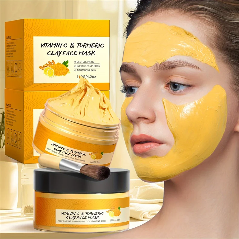 Turmeric Mud Mask Brighten Improve Dullness Ginger Deep Cleansing Rose Hydrating Moisturizing Exfoliation Soften Skincare Korean
Turmeric Mud Mask Brighten Improve Dullness Ginger Deep Cleansing Rose Hydrating Moisturizing Exfoliation Soften Skincare Korean