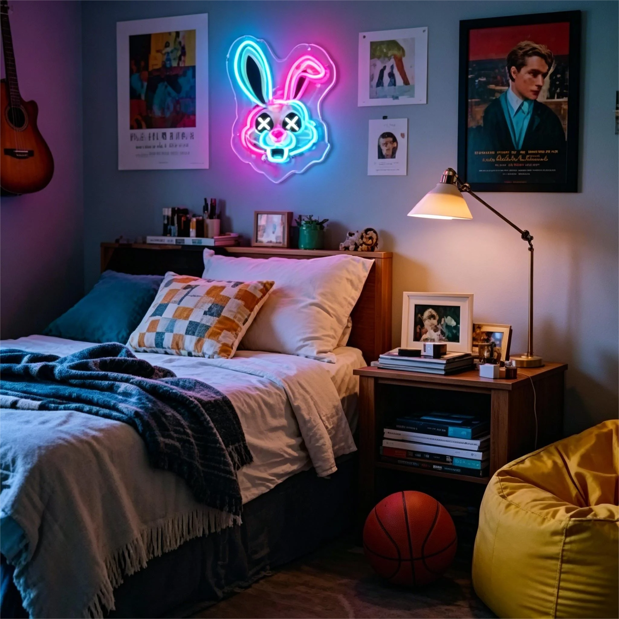 Crazy Rabbit Neon Light Sign X Eyes LED Wall Art For Bar Club Man Cave Home Decor
Crazy Rabbit Neon Light Sign X Eyes LED Wall Art For Bar Club Man Cave Home Decor