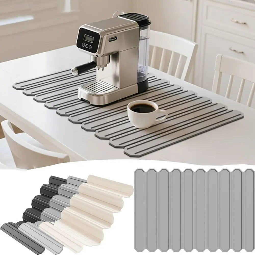 Quick-drying Kitchen Drying Mat Collapsible Non-slip Silicone Drain Pad Prevents Water Build Up Multi-functional
Quick-drying Kitchen Drying Mat Collapsible Non-slip Silicone Drain Pad Prevents Water Build Up Multi-functional