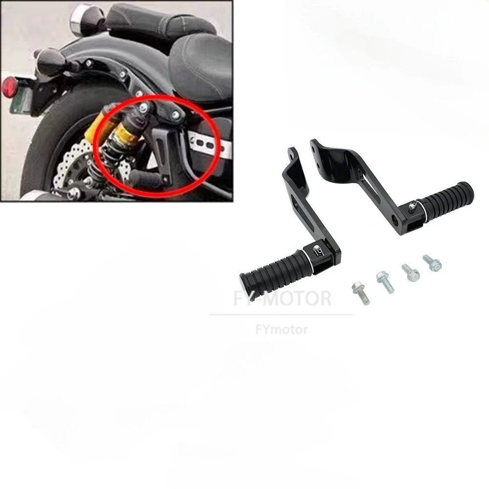 Motorcycle accessories: Black rear passenger footpegs/footrest bracket mount Fit For Yamaha Bolt XVS950 (2014-2021)
Motorcycle accessories: Black rear passenger footpegs/footrest bracket mount Fit For Yamaha Bolt XVS950 (2014-2021)