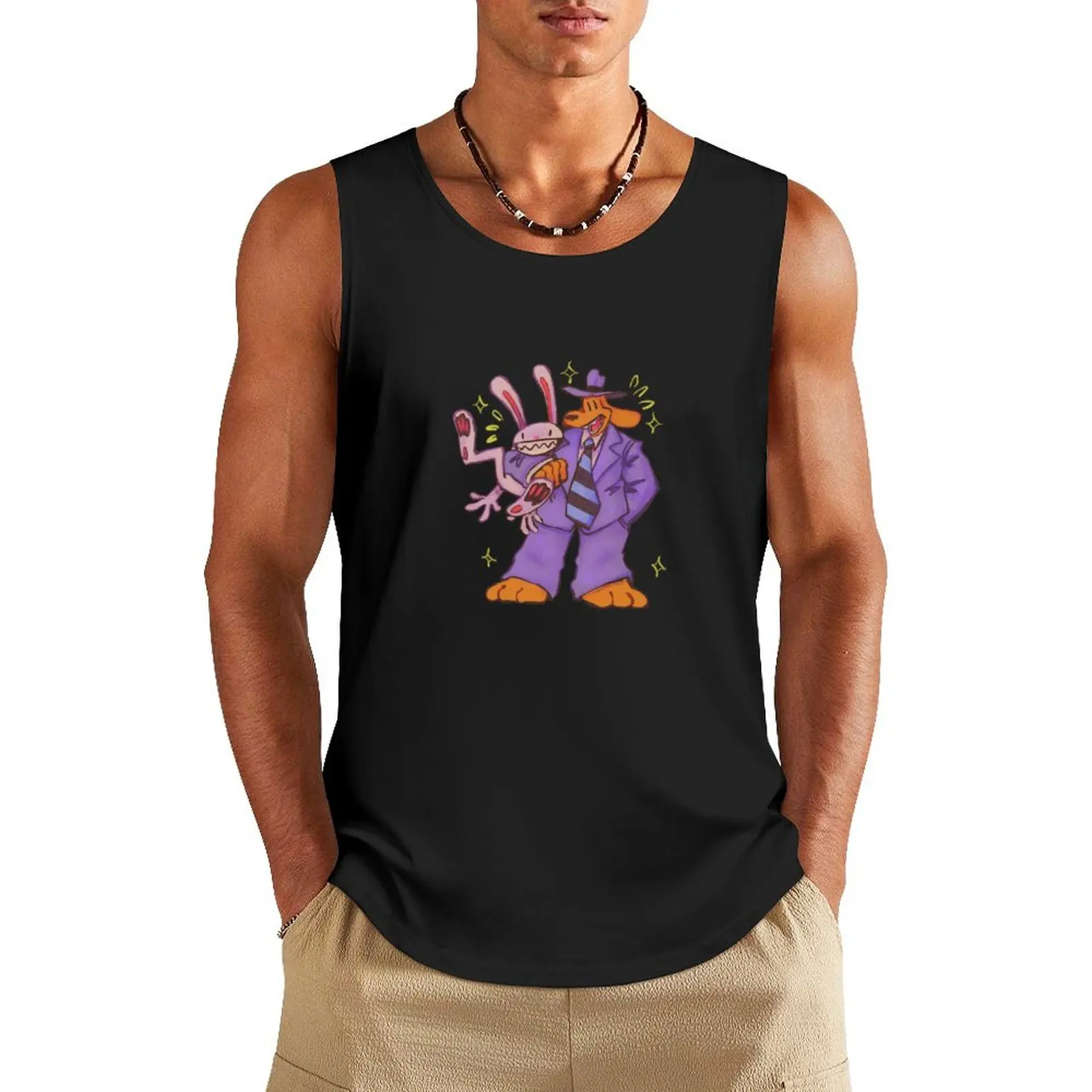 Sam and Max! Tank Top mens designer clothes T-shirt men Men's cotton t-shirt
Sam and Max! Tank Top mens designer clothes T-shirt men Men's cotton t-shirt