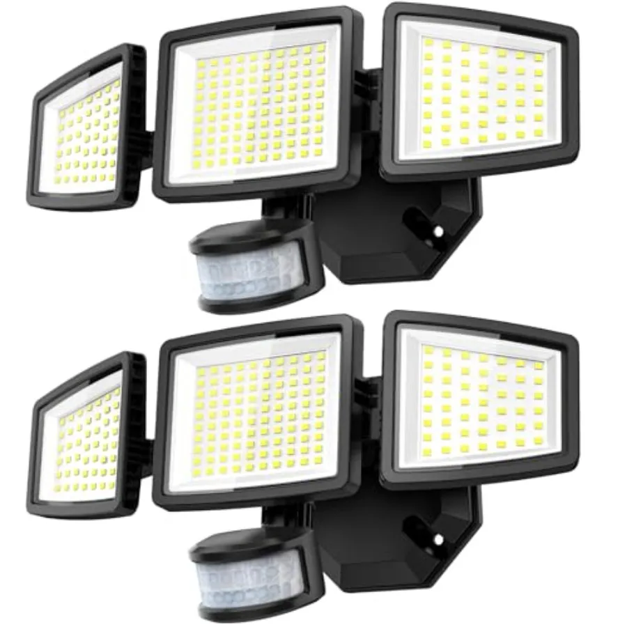 LED Security Lights Motion Sensor Light Outdoor 7000LM 6500K Waterproof Flood Light Outdoor Motion Detector with Adjustable 3 H
LED Security Lights Motion Sensor Light Outdoor 7000LM 6500K Waterproof Flood Light Outdoor Motion Detector with Adjustable 3 H