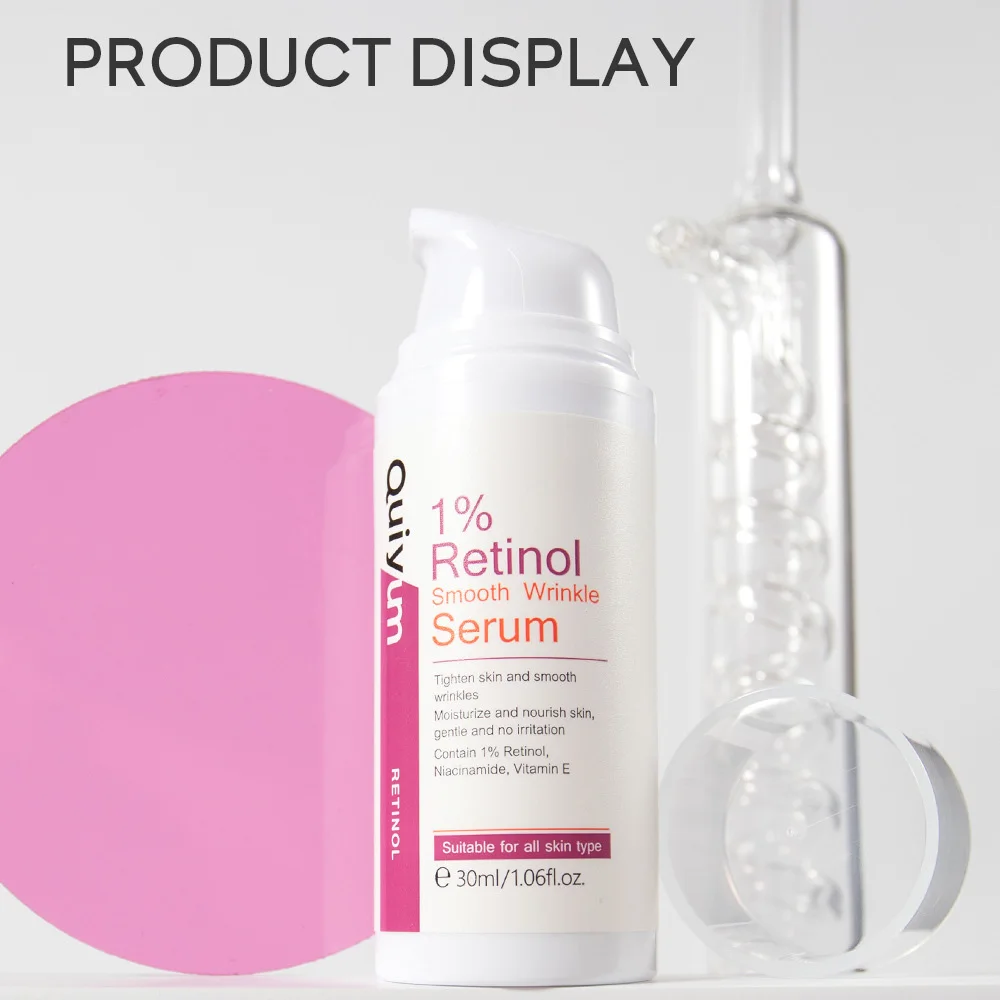 QUIYUM 1% Retinol Serum 30ml – Gentle Anti Wrinkle Firming Deep Hydration Repair Fine Lines Reducer Essence Daily Anti Aging
QUIYUM 1% Retinol Serum 30ml – Gentle Anti Wrinkle Firming Deep Hydration Repair Fine Lines Reducer Essence Daily Anti Aging