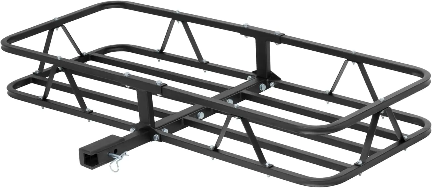 Cargo Basket Hitch Trailer Carrier, 500 lbs Capacity, 46.5x17.5x5.5 Inches, Fits 1.25 or 2 Inch Receiver, Heavy Duty Steel with
Cargo Basket Hitch Trailer Carrier, 500 lbs Capacity, 46.5x17.5x5.5 Inches, Fits 1.25 or 2 Inch Receiver, Heavy Duty Steel with