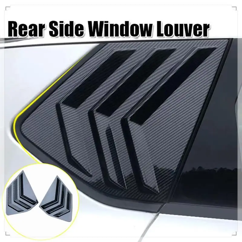 For Nissan Rogue 2021-2023 Rear Side Window Louvers Sport Style Air Vent Scoop Cover Decoration (Carbon Fiber Pattern) Parts
For Nissan Rogue 2021-2023 Rear Side Window Louvers Sport Style Air Vent Scoop Cover Decoration (Carbon Fiber Pattern) Parts