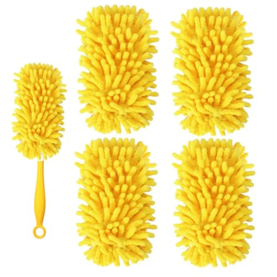 Reusable Duster Refill Compatible with Swiffer Hand Duster - 360 Heavy Duty Dusters Refills - Microfiber Ceiling Fan Duster for
Reusable Duster Refill Compatible with Swiffer Hand Duster - 360 Heavy Duty Dusters Refills - Microfiber Ceiling Fan Duster for
