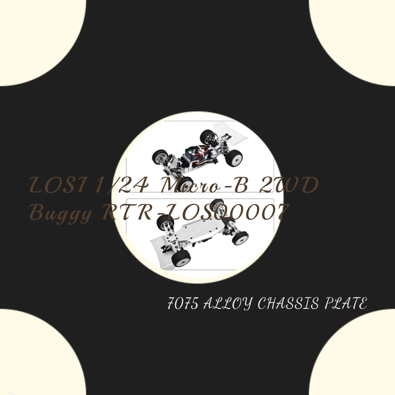 GPM 7075 Alloy Chassis Plate For LOSI 1/24 Micro-B 2WD Buggy LOS-1766
GPM 7075 Alloy Chassis Plate For LOSI 1/24 Micro-B 2WD Buggy LOS-1766