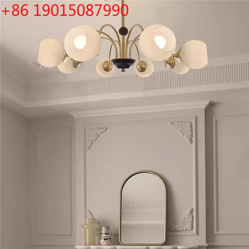 French medieval living room chandelier modern cream wind master bedroom retro ceiling lamp
French medieval living room chandelier modern cream wind master bedroom retro ceiling lamp