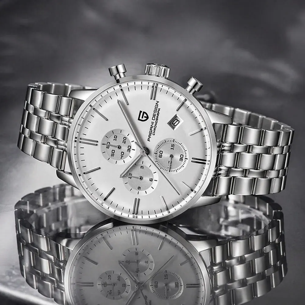 PAGANI DESIGN New Stainless Steel Watch Men Quartz Wristwatch Top Brand Multi Functional Chronograph Automatic Date Watches Gift
PAGANI DESIGN New Stainless Steel Watch Men Quartz Wristwatch Top Brand Multi Functional Chronograph Automatic Date Watches Gift
