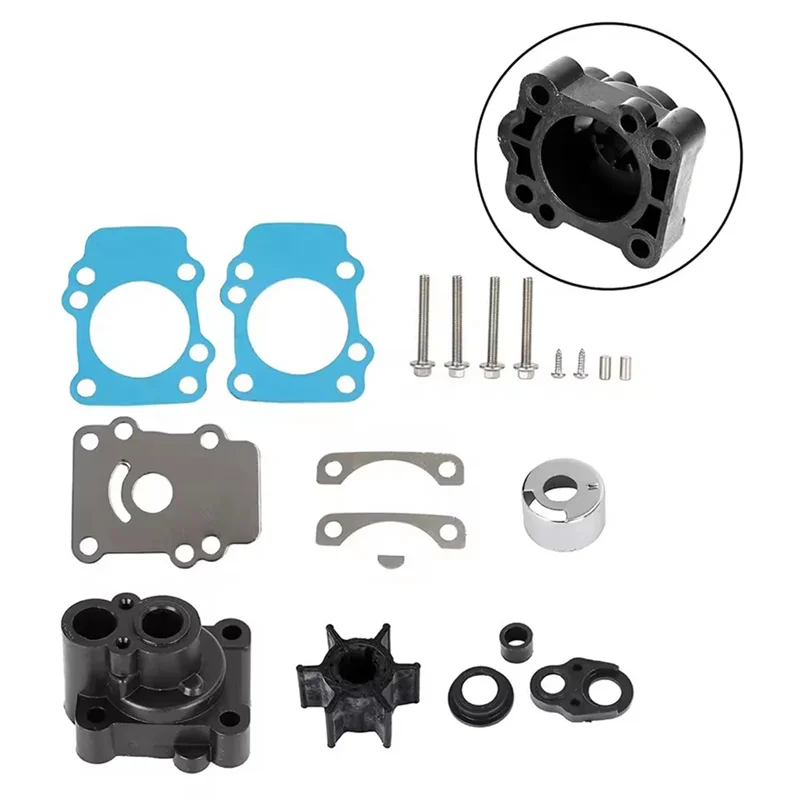 Boat Motor 682-W0078-00 682-W0078-01 682-W0078-A1 18-3148 Water Pump Repair Kit With Housing For 9.9HP 15HP
Boat Motor 682-W0078-00 682-W0078-01 682-W0078-A1 18-3148 Water Pump Repair Kit With Housing For 9.9HP 15HP