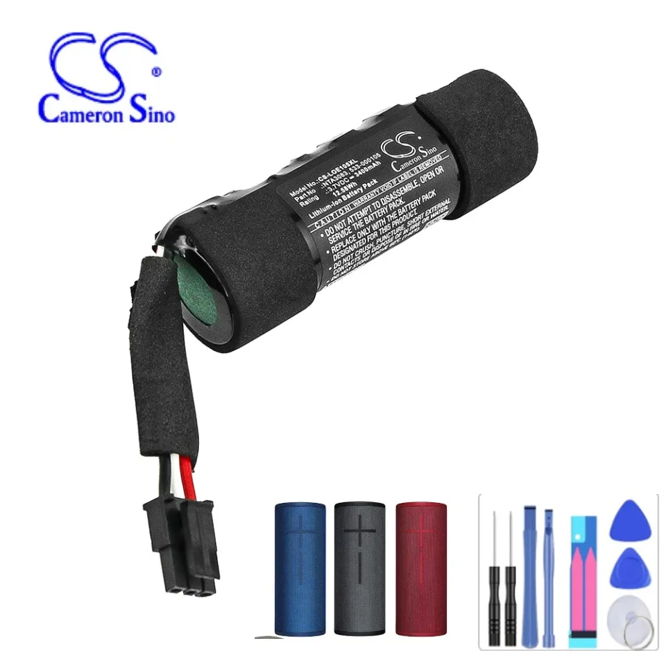 Speaker Battery For Logitech:533-000105,NTA3083,UE Boom,S-0012,3400mAh / 12.58Wh--2600mAh / 9.62Wh--Li-ion--3.70V
Speaker Battery For Logitech:533-000105,NTA3083,UE Boom,S-0012,3400mAh / 12.58Wh--2600mAh / 9.62Wh--Li-ion--3.70V