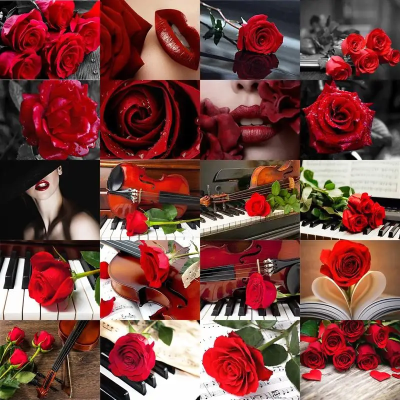 SDOYUNO Painting By Numbers Coloring For Adults With Frame Flower Red Rose Hand Painting Canvas Art Painting Wall Decororation
SDOYUNO Painting By Numbers Coloring For Adults With Frame Flower Red Rose Hand Painting Canvas Art Painting Wall Decororation