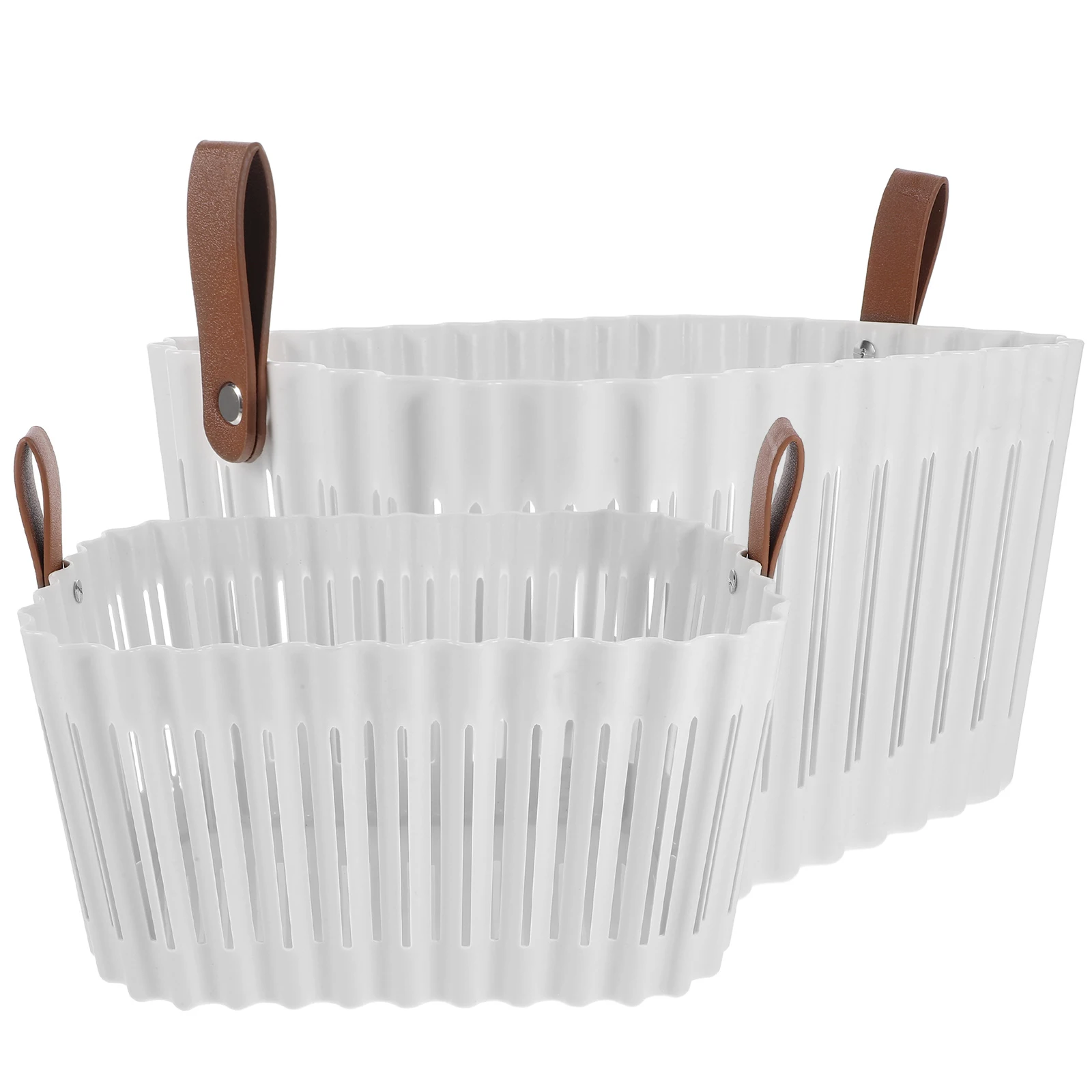 2Pcs Storage White Plastic Laundry Bathroom Basket Laundry Basket With H Large Capacity Reusable Safe
2Pcs Storage White Plastic Laundry Bathroom Basket Laundry Basket With H Large Capacity Reusable Safe