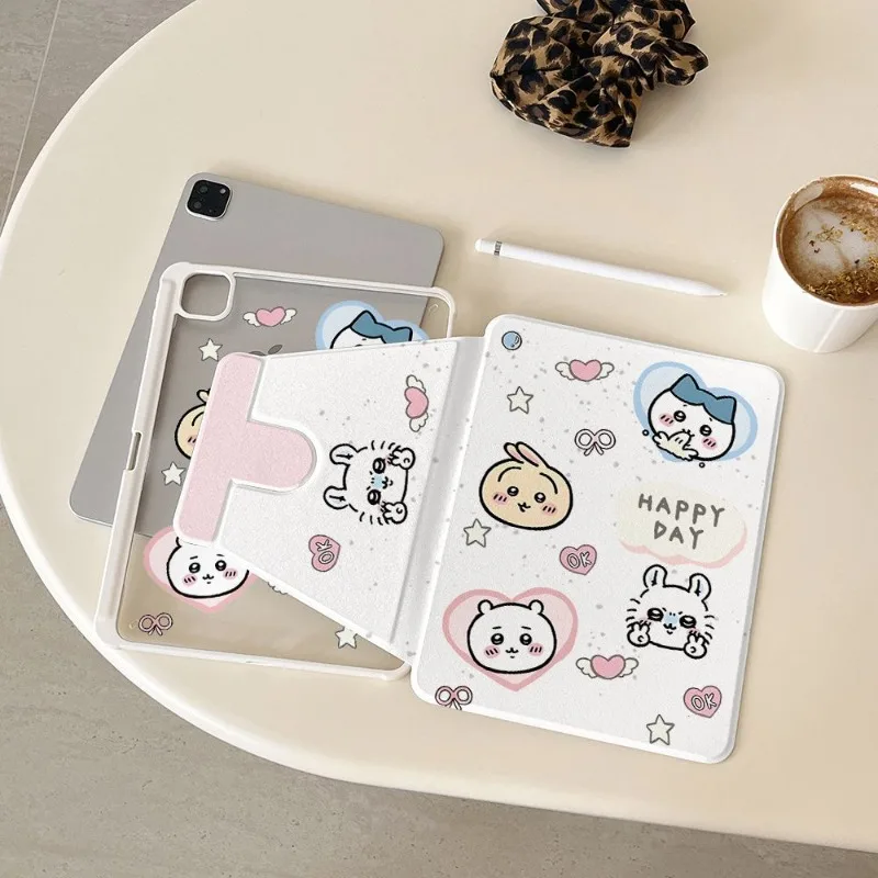 Anime Chiikawa Momonga Usagi Hachiware Applicable for IPad IPad Pro Tablet Protective Case Protective Case Rotate 2026 Pen Tray
Anime Chiikawa Momonga Usagi Hachiware Applicable for IPad IPad Pro Tablet Protective Case Protective Case Rotate 2026 Pen Tray