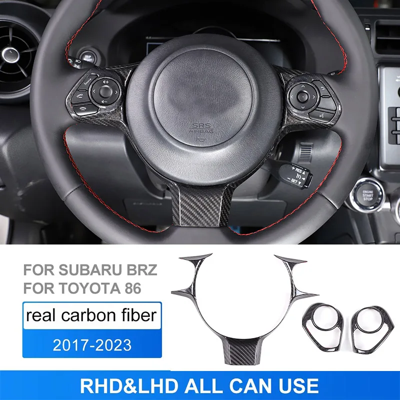 Real Carbon Fiber Cover For Subaru BRZ Toyota 86 2017 2018 2019 2020 2021 2022 2023 2024 Car Steering Wheel Frame Sticker
Real Carbon Fiber Cover For Subaru BRZ Toyota 86 2017 2018 2019 2020 2021 2022 2023 2024 Car Steering Wheel Frame Sticker