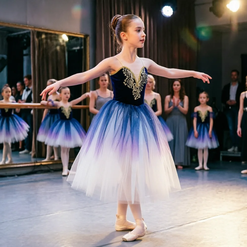 High Quality Children Women Adult Long Ballet Dress Long Yarn Skirt Professional Performance Ballet Dance Velvet Top
High Quality Children Women Adult Long Ballet Dress Long Yarn Skirt Professional Performance Ballet Dance Velvet Top