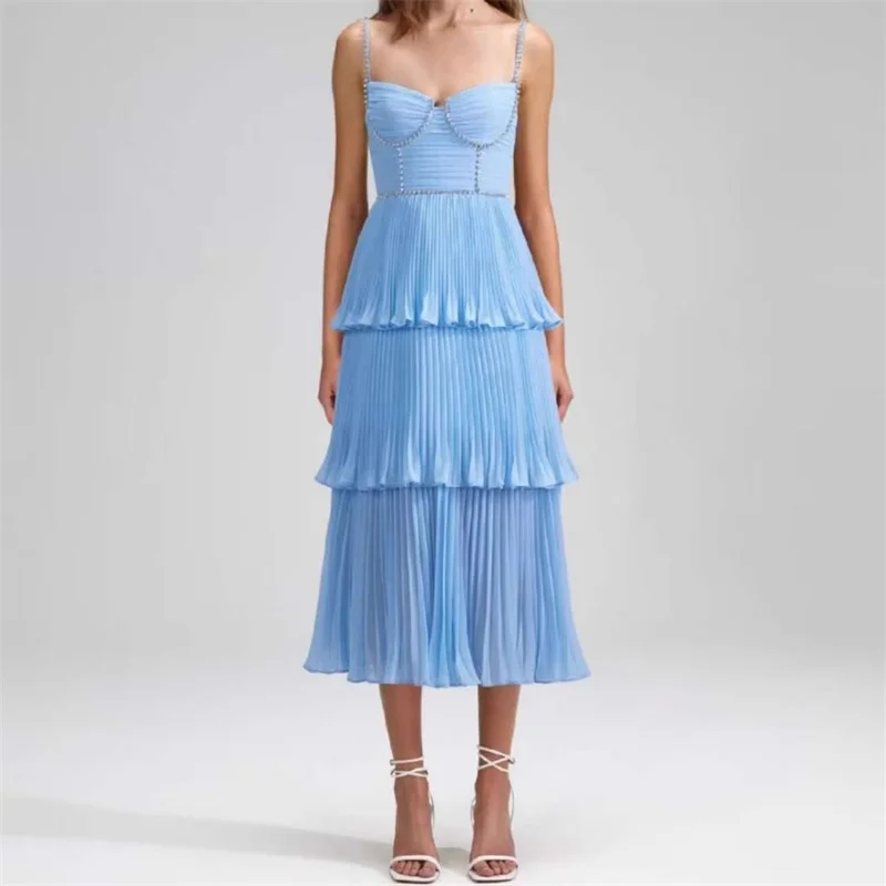 elegant party dresses woman 2024 summer new layered pleated slim fit sleeveless long dresses Rhinestone decoration Midi dresses
elegant party dresses woman 2024 summer new layered pleated slim fit sleeveless long dresses Rhinestone decoration Midi dresses