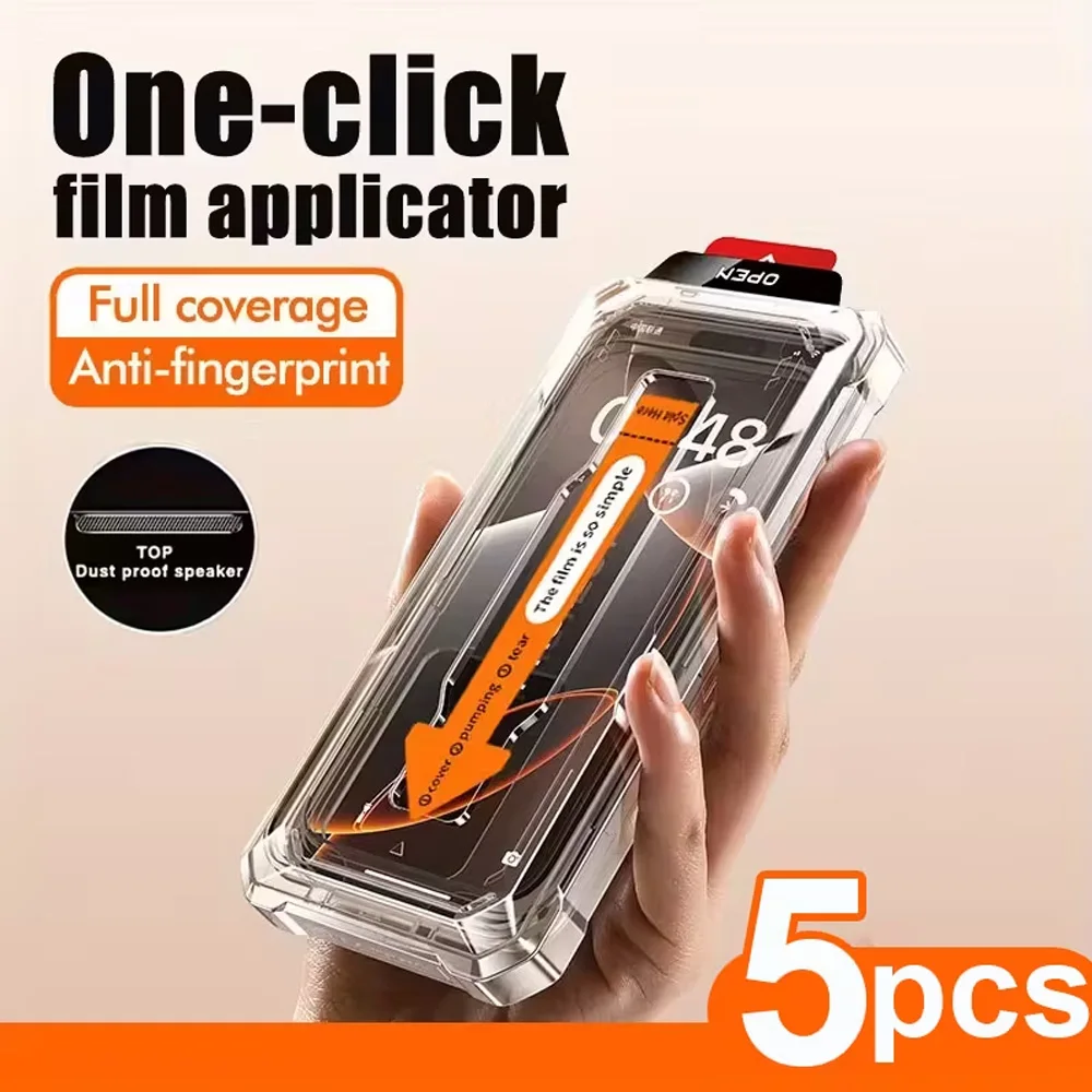 1-5Pcs One-click Auto-located Dust-free Tempered Glass for Galaxy S25 Ultra S24 S23 FE S22 S21 S20+ FE A56 A36 A26 A51 5G Glass
1-5Pcs One-click Auto-located Dust-free Tempered Glass for Galaxy S25 Ultra S24 S23 FE S22 S21 S20+ FE A56 A36 A26 A51 5G Glass