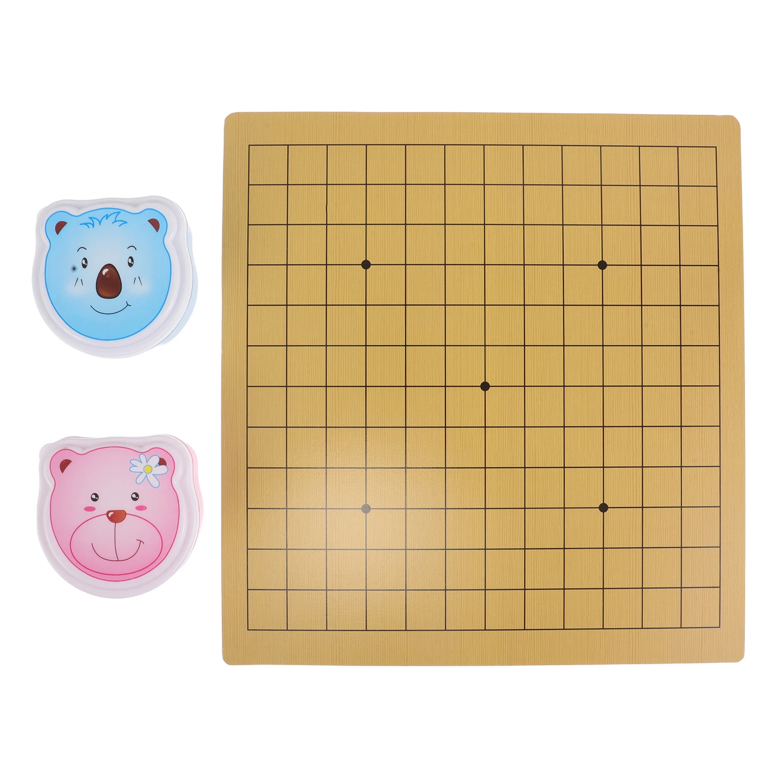 Kids Go Chess Set Cartoon Bear Design Dual-Sided Board Lightweight Portable Learning For Beginners Family Play Plastic
Kids Go Chess Set Cartoon Bear Design Dual-Sided Board Lightweight Portable Learning For Beginners Family Play Plastic