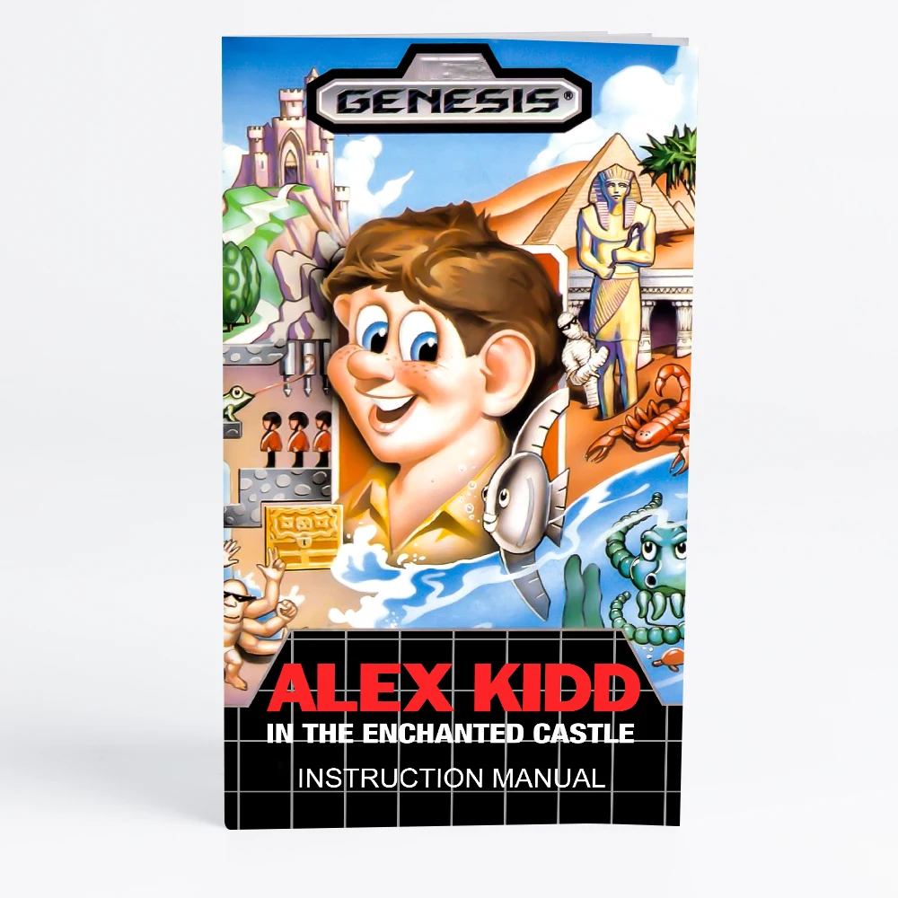 Retro Alex Kidd in the Enchanted Castle 16bit game cartridge for Sega Genesis Megadrive video game consoles
Retro Alex Kidd in the Enchanted Castle 16bit game cartridge for Sega Genesis Megadrive video game consoles
