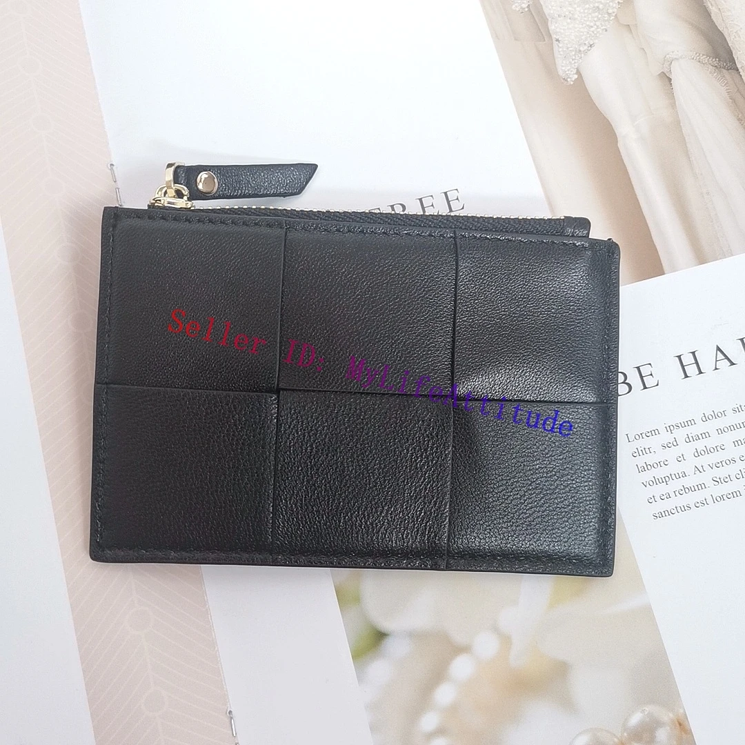 Solid Color Lambskin Zippy Card Holder Coin Purse Compact Wallet Intertexture Weaved Leather
Solid Color Lambskin Zippy Card Holder Coin Purse Compact Wallet Intertexture Weaved Leather